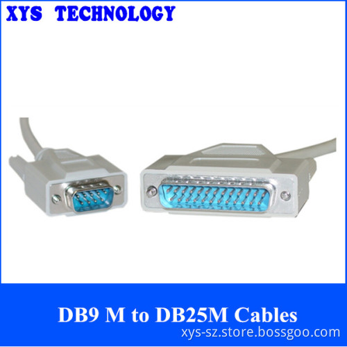 DB9 to DB25 Cable Male to Male Extension Cable